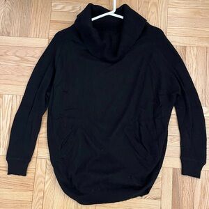 Black Cowl Neck Sweater